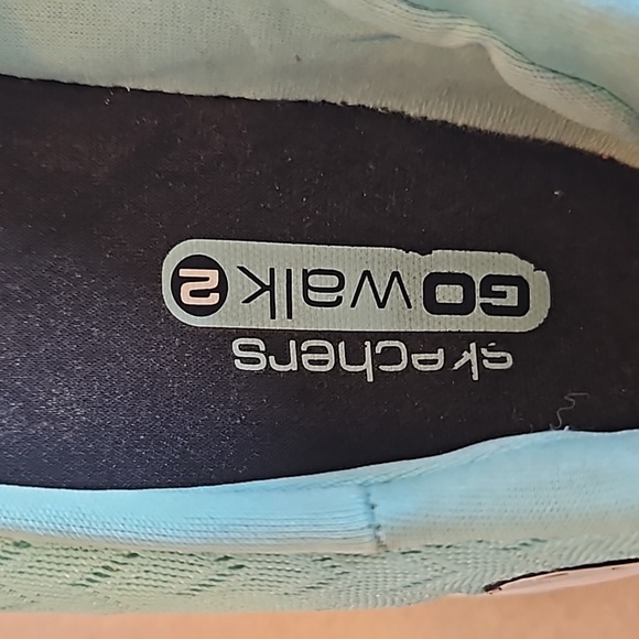 Teal skechers Slip ons - Picture 7 of 12